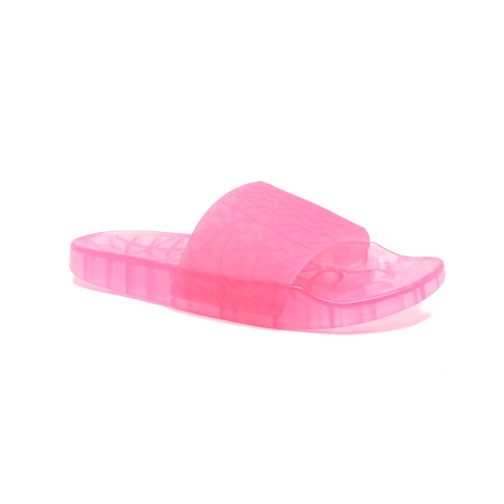 DKNY Tinzli Jelly Slide Pink Sandals